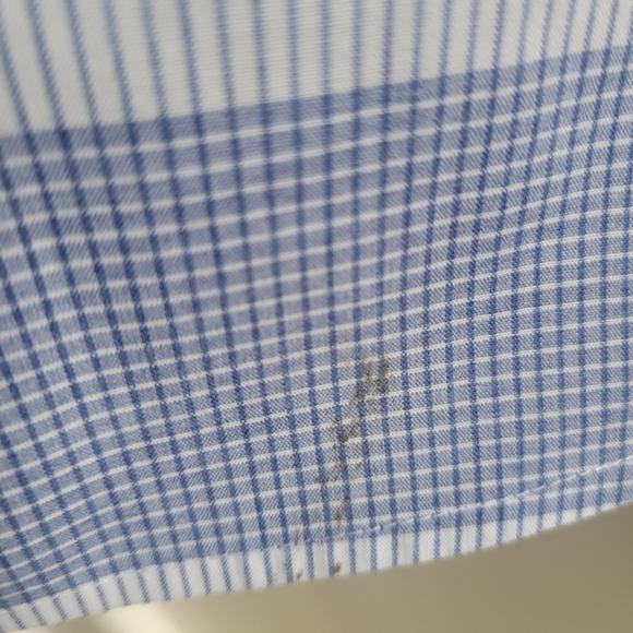 Thomas Dean Short Sleeve Cotton Shirt Large - Picture 4 of 4